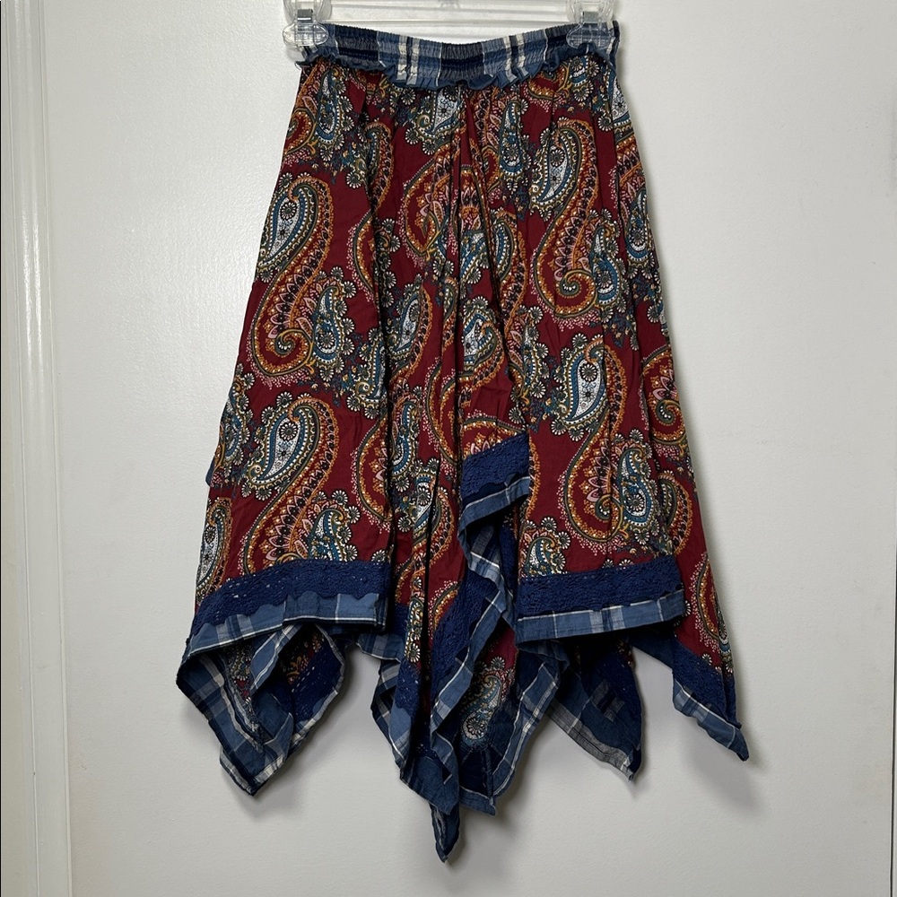 Jak & Peppar - Paisley Handkerchief Hem Skirt | 10